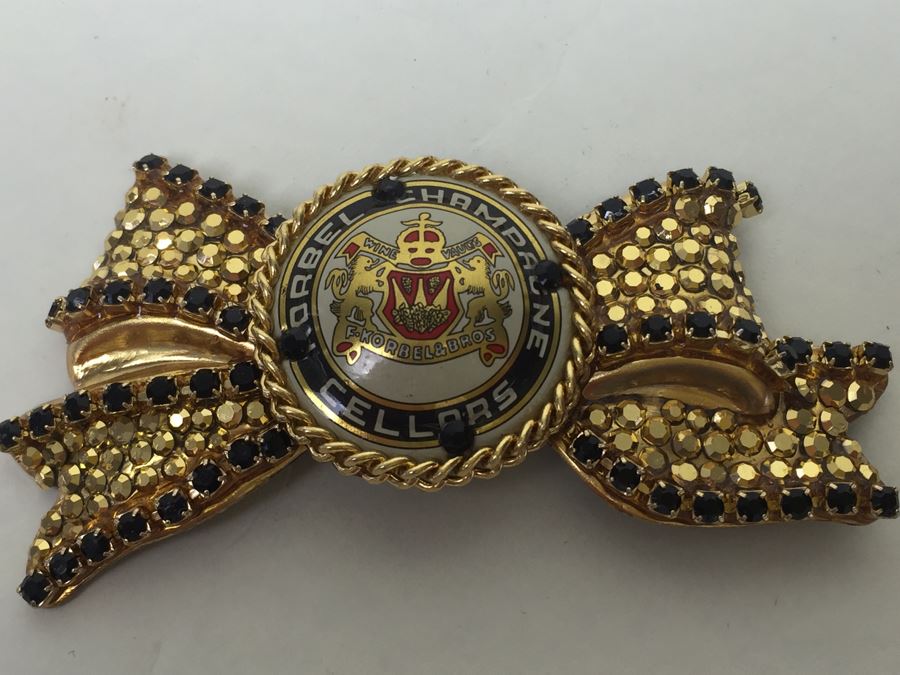 Korbel Champagne Cellars Pin Dated December 1931 Signed [Photo 7]