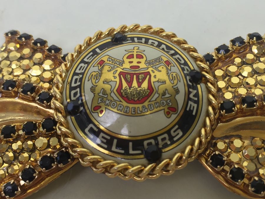 Korbel Champagne Cellars Pin Dated December 1931 Signed [Photo 2]