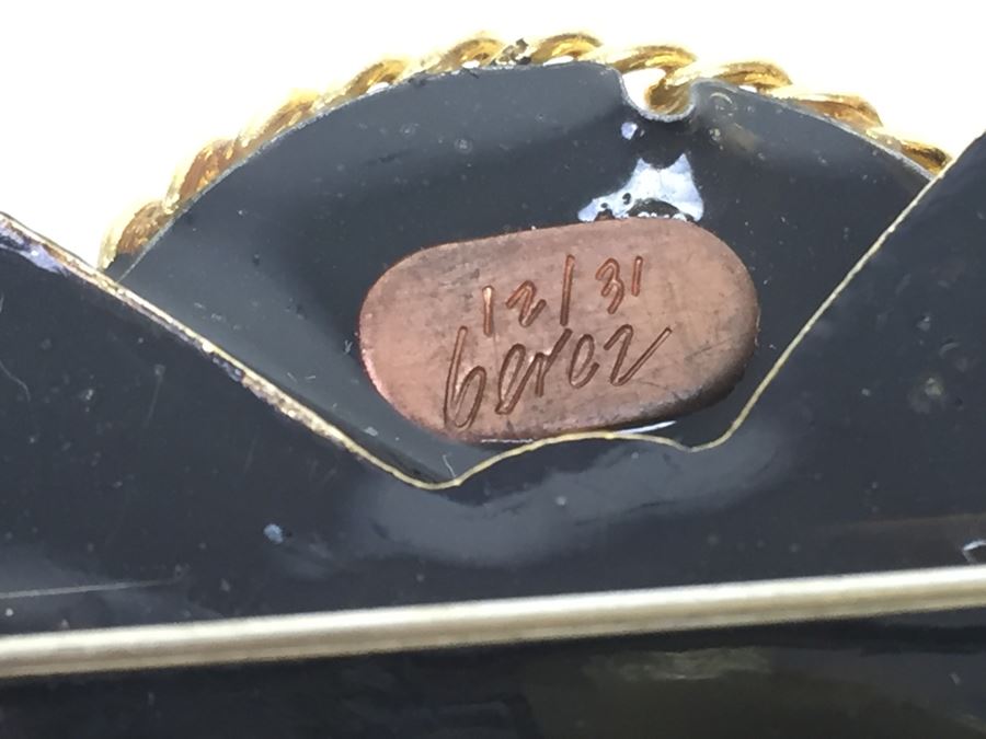 Korbel Champagne Cellars Pin Dated December 1931 Signed [Photo 11]