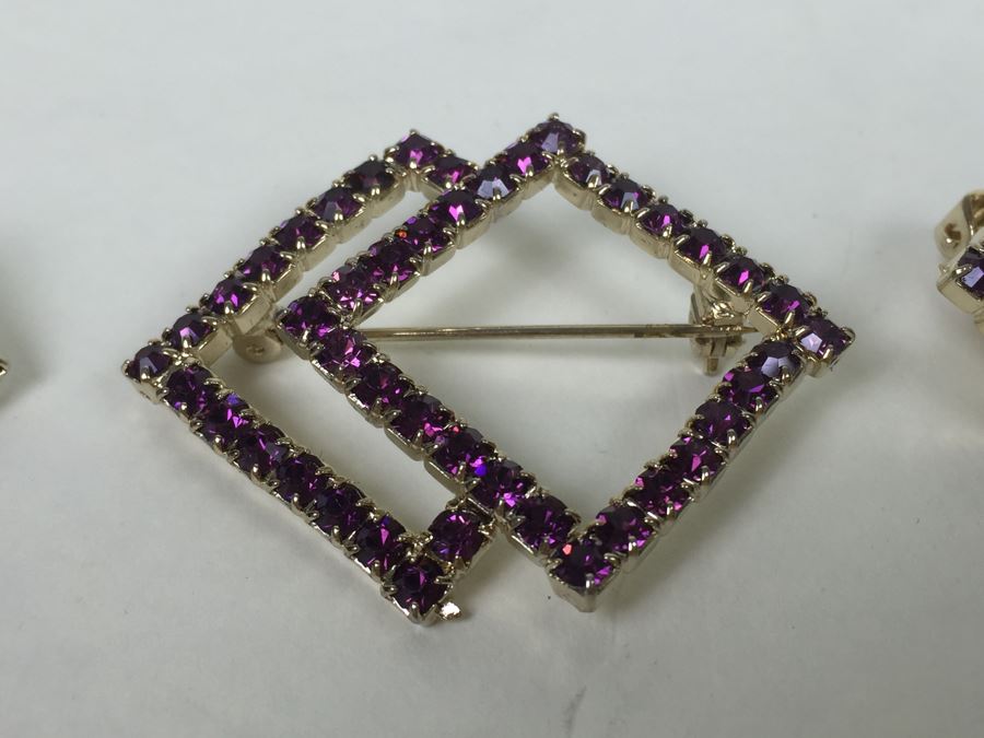 Signed WEISS Rhinestone Jewelry Lot [Photo 6]