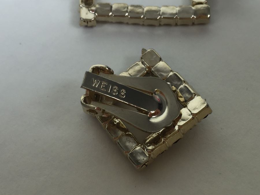 Signed WEISS Rhinestone Jewelry Lot [Photo 3]