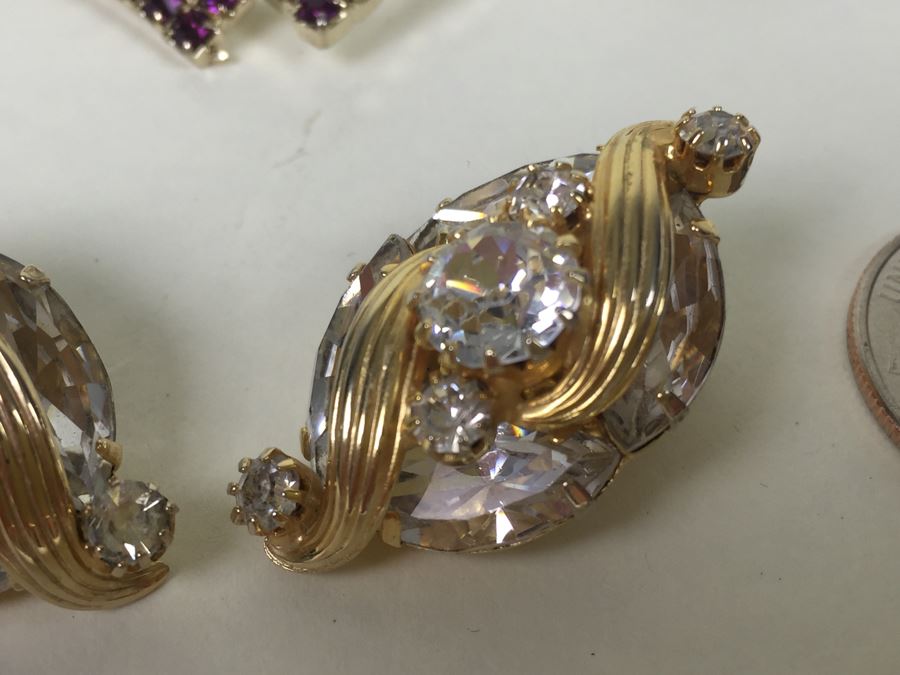 Signed WEISS Rhinestone Jewelry Lot [Photo 5]