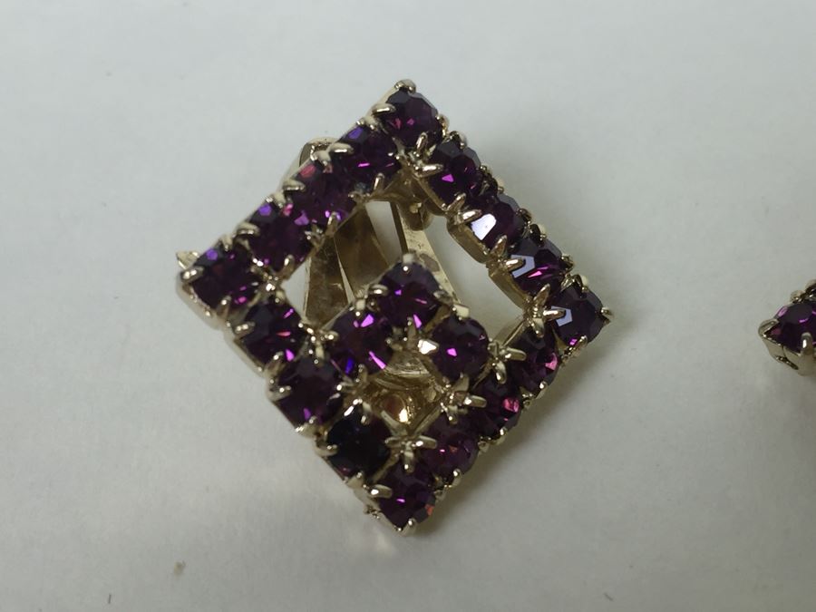 Signed WEISS Rhinestone Jewelry Lot [Photo 8]