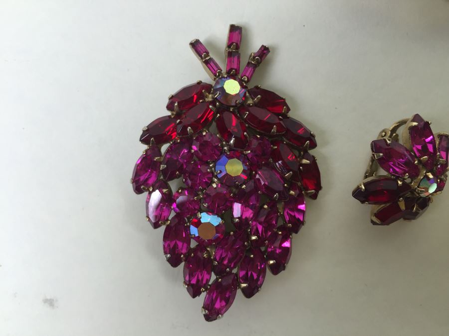 Possibly Juliana D&E Costume Rhinestone Jewelry Lot [Photo 14]