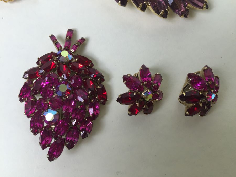 Possibly Juliana D&E Costume Rhinestone Jewelry Lot [Photo 12]