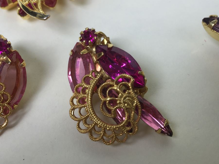 Possibly Juliana D&E Costume Rhinestone Jewelry Lot [Photo 23]