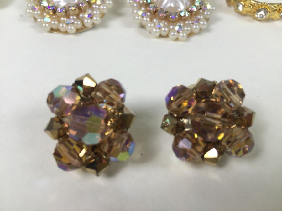 Vintage Costume Jewelry Earring Lot [Photo 13]
