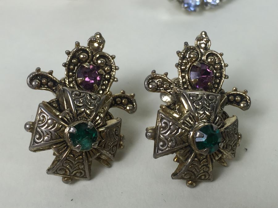 Vintage Costume Jewelry Earring Lot [Photo 3]