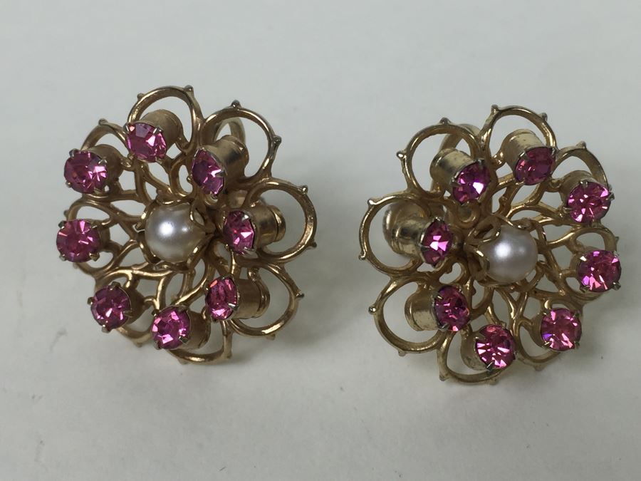 Vintage Costume Jewelry Earring Lot [Photo 24]