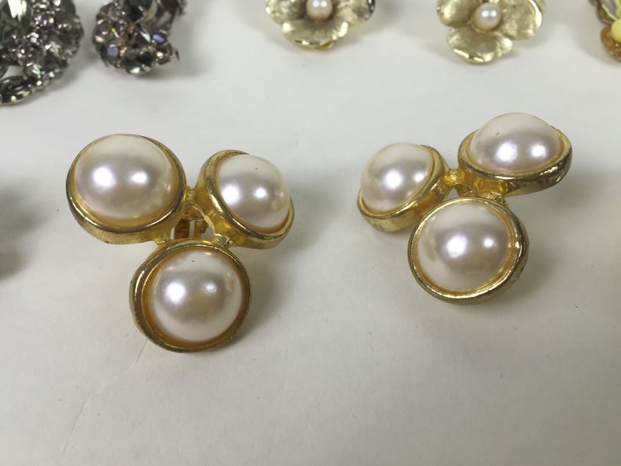 Vintage Costume Jewelry Earring Lot [Photo 19]