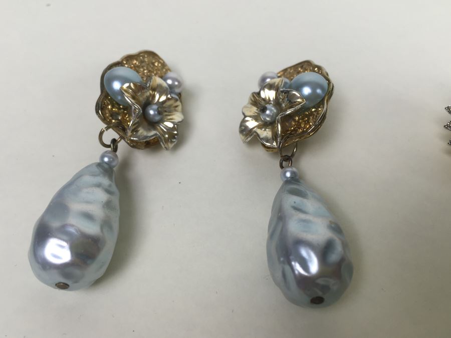 Vintage Costume Jewelry Earring Lot [Photo 26]