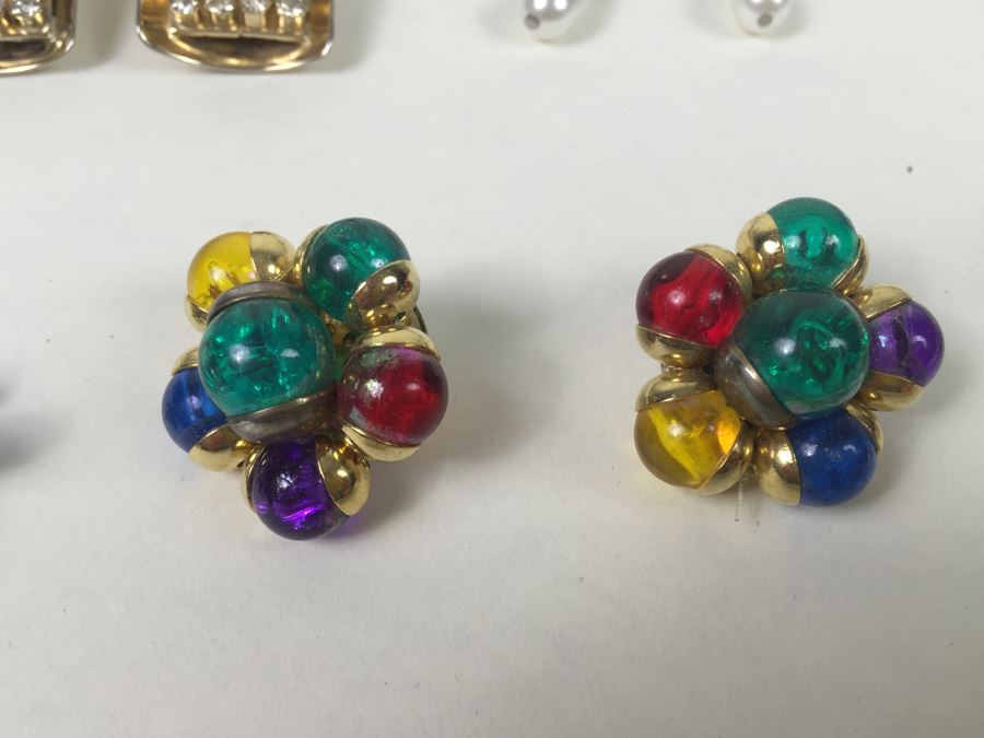 Vintage Costume Jewelry Earring Lot [Photo 8]