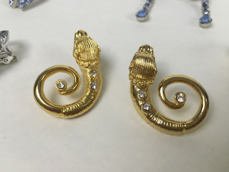 Vintage Costume Jewelry Earring Lot [Photo 14]
