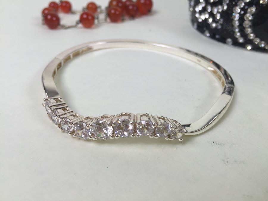 Vintage Costume Jewelry Lot With Gold Filled Choker Necklace [Photo 10]