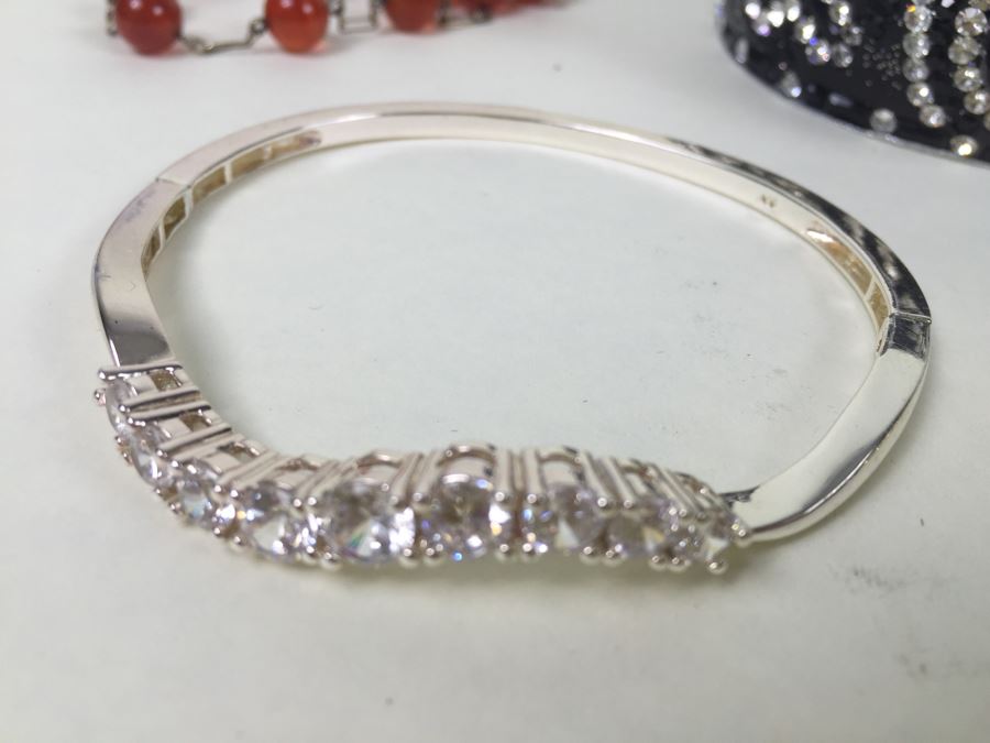 Vintage Costume Jewelry Lot With Gold Filled Choker Necklace [Photo 9]