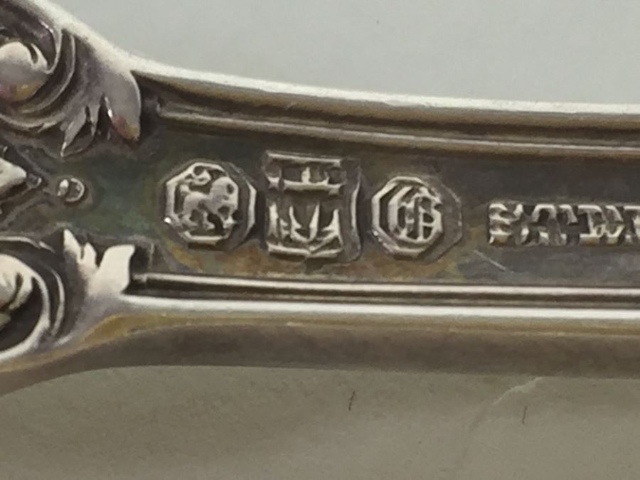 Antique Gorham Sterling Silver Spoon 105g Patent 1905 [Photo 10]