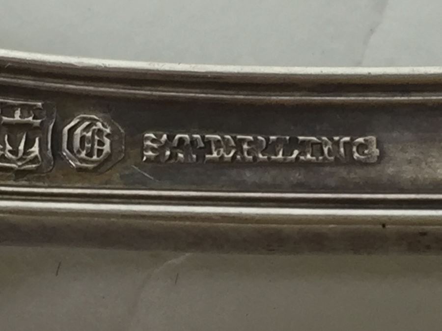 Antique Gorham Sterling Silver Spoon 105g Patent 1905 [Photo 11]