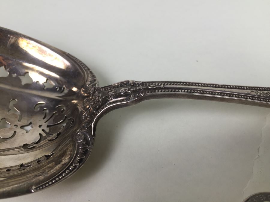 Antique Gorham Sterling Silver Spoon 105g Patent 1905 [Photo 6]