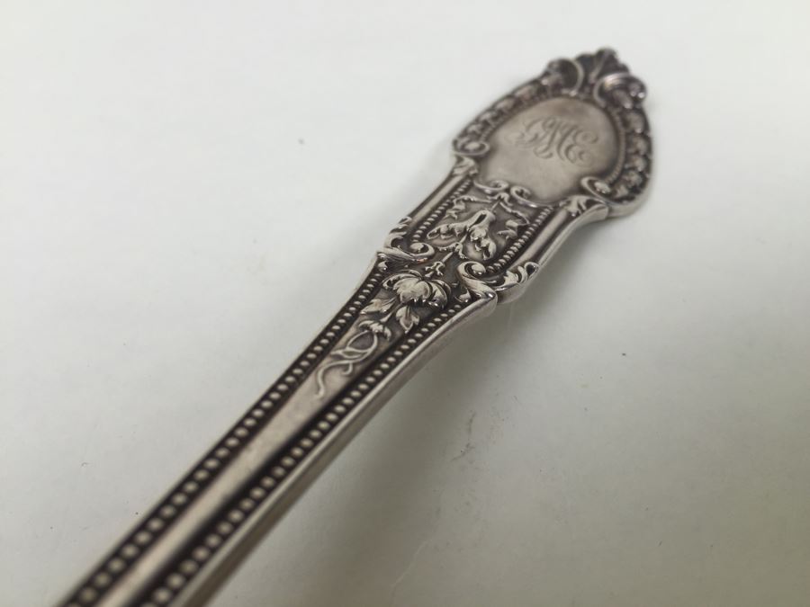 Antique Gorham Sterling Silver Spoon 105g Patent 1905 [Photo 7]