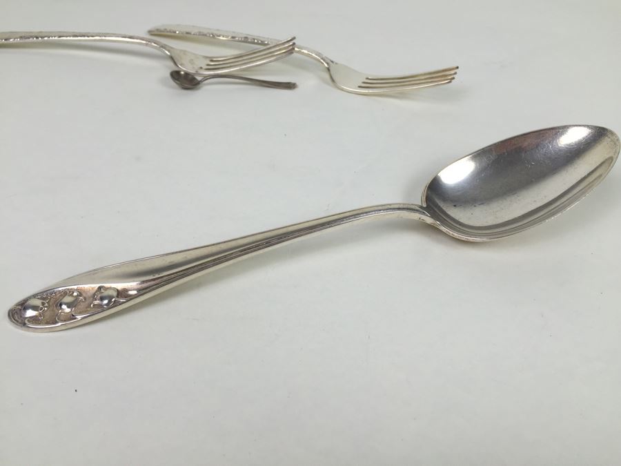 Sterling Silver Spoons And Forks 171g [Photo 10]