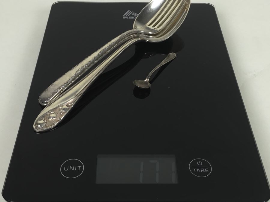 Sterling Silver Spoons And Forks 171g [Photo 13]