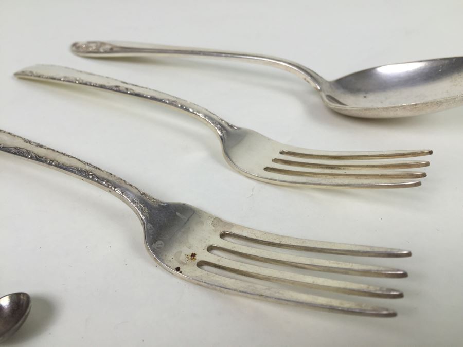 Sterling Silver Spoons And Forks 171g