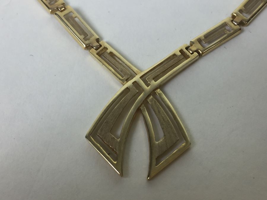 Gold Necklace Marked 10K Turkey 8g [Photo 2]