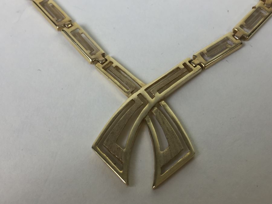 Gold Necklace Marked 10K Turkey 8g [Photo 4]