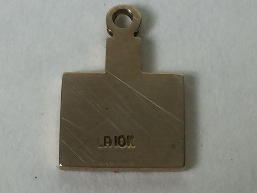 Vintage 10K Gold Pendants From Western Electric And International Harvester 3.07g [Photo 9]