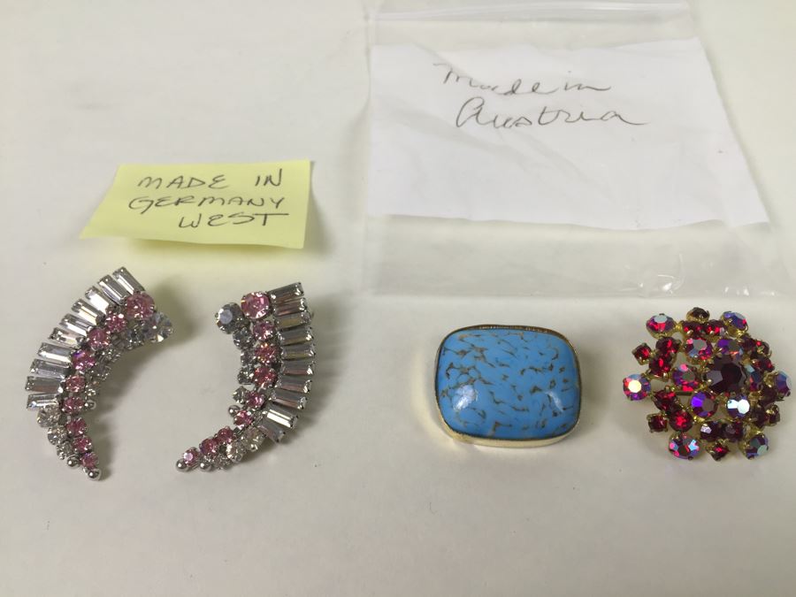 West Germany And Austrian Costume Jewelry Lot [Photo 1]