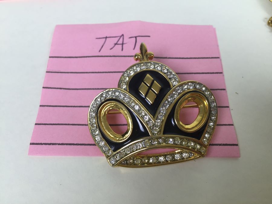 Vintage Lot Of Signed Costume Jewelry Boucher, ART, Lisner, Napier [Photo 7]