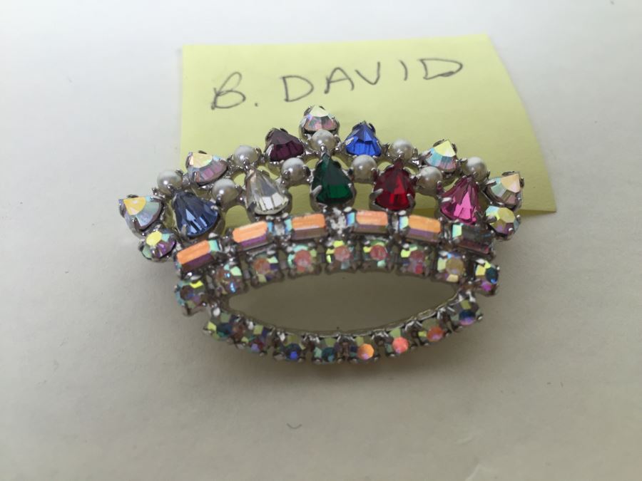 Vintage Lot Of Signed Costume Jewelry Boucher, ART, Lisner, Napier [Photo 19]