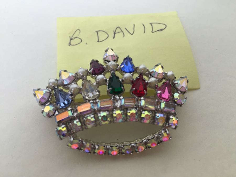 Vintage Lot Of Signed Costume Jewelry Boucher, ART, Lisner, Napier [Photo 18]