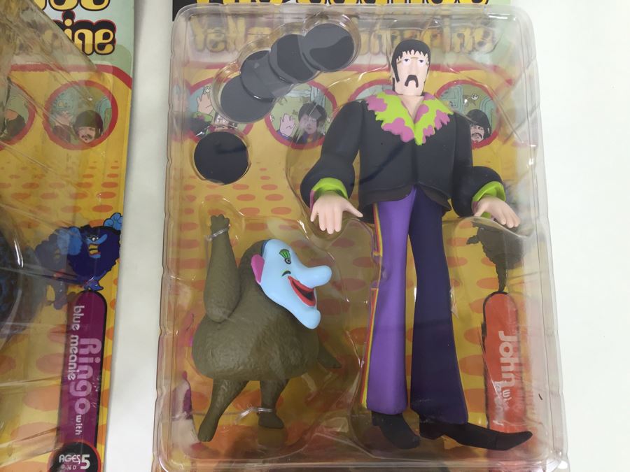 Set Of Four The Beatles Yellow Submarine McFarlane Toys New In Packaging Vintage 1999 [Photo 9]