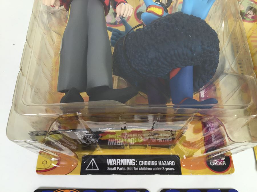 Set Of Four The Beatles Yellow Submarine McFarlane Toys New In Packaging Vintage 1999 [Photo 6]