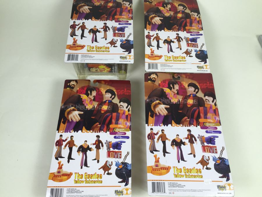 Set Of Four The Beatles Yellow Submarine McFarlane Toys New In Packaging Vintage 1999 [Photo 19]
