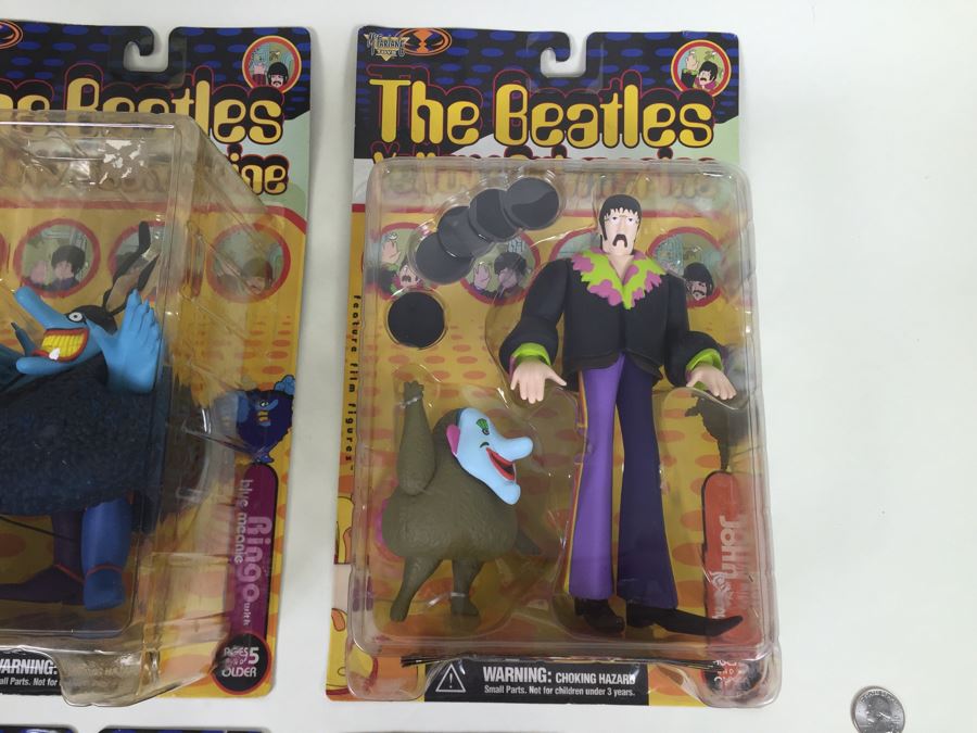 Set Of Four The Beatles Yellow Submarine McFarlane Toys New In Packaging Vintage 1999 [Photo 8]