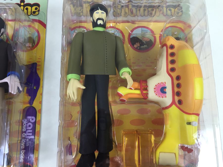 Set Of Four The Beatles Yellow Submarine McFarlane Toys New In Packaging Vintage 1999 [Photo 3]