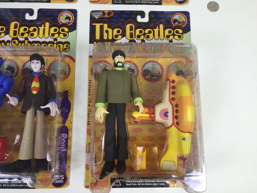 Set Of Four The Beatles Yellow Submarine McFarlane Toys New In Packaging Vintage 1999 [Photo 12]