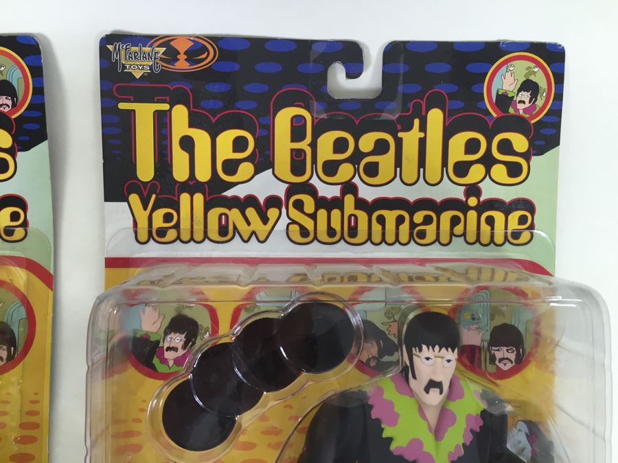 Set Of Four The Beatles Yellow Submarine McFarlane Toys New In Packaging Vintage 1999 [Photo 11]