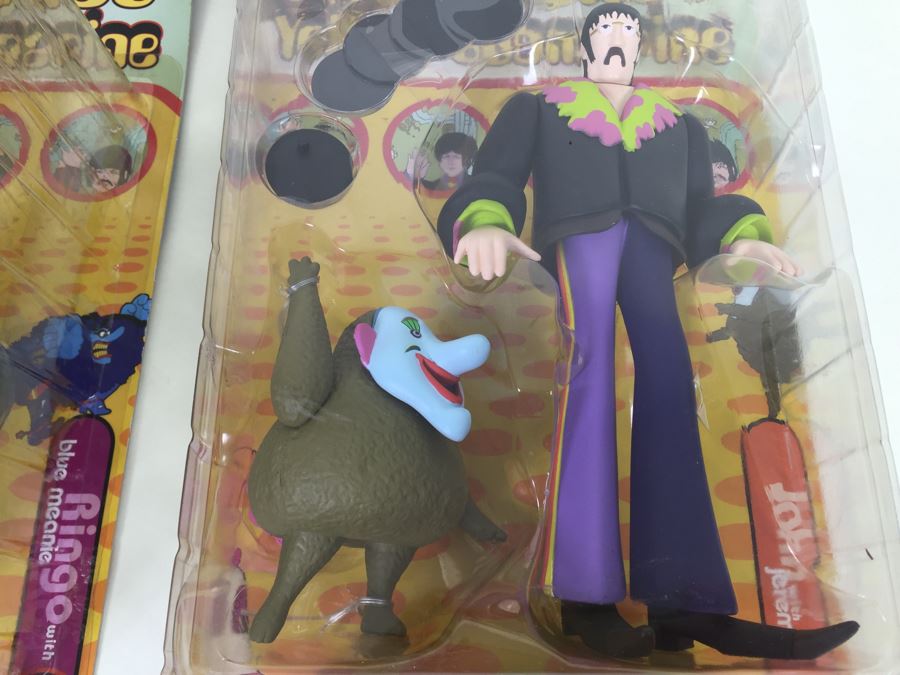 Set Of Four The Beatles Yellow Submarine McFarlane Toys New In Packaging Vintage 1999 [Photo 10]