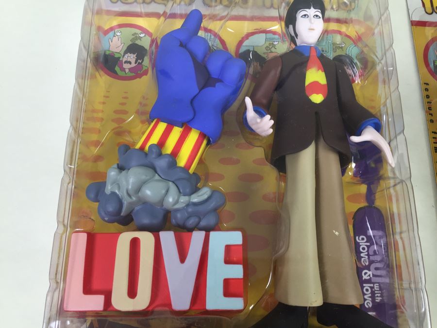 Set Of Four The Beatles Yellow Submarine McFarlane Toys New In Packaging Vintage 1999 [Photo 17]