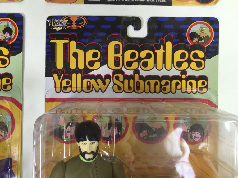 Set Of Four The Beatles Yellow Submarine McFarlane Toys New In Packaging Vintage 1999 [Photo 14]