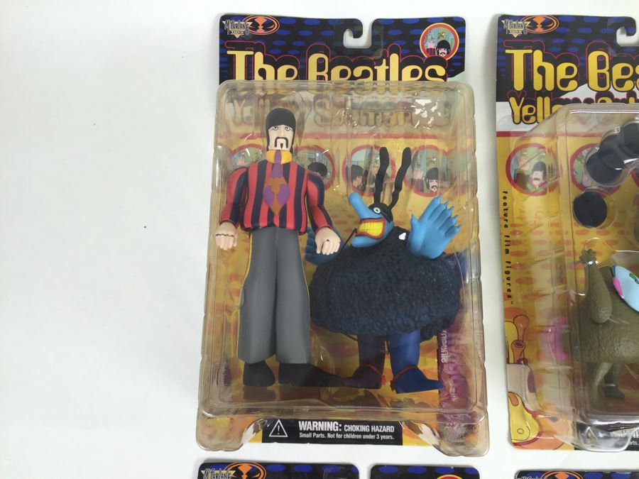 Set Of Four The Beatles Yellow Submarine McFarlane Toys New In Packaging Vintage 1999 [Photo 2]