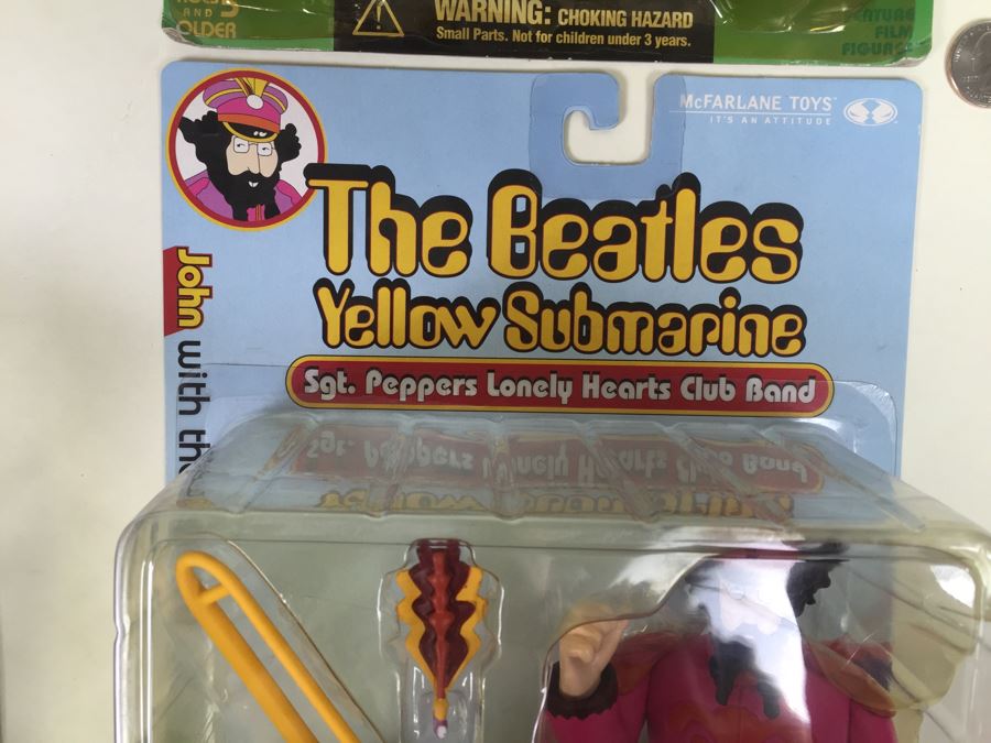 Set Of Four The Beatles Yellow Submarine McFarlane Toys New In Packaging Vintage 2000 [Photo 12]
