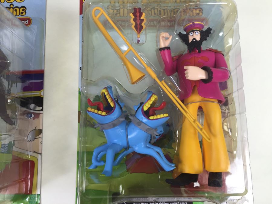 Set Of Four The Beatles Yellow Submarine McFarlane Toys New In Packaging Vintage 2000 [Photo 10]