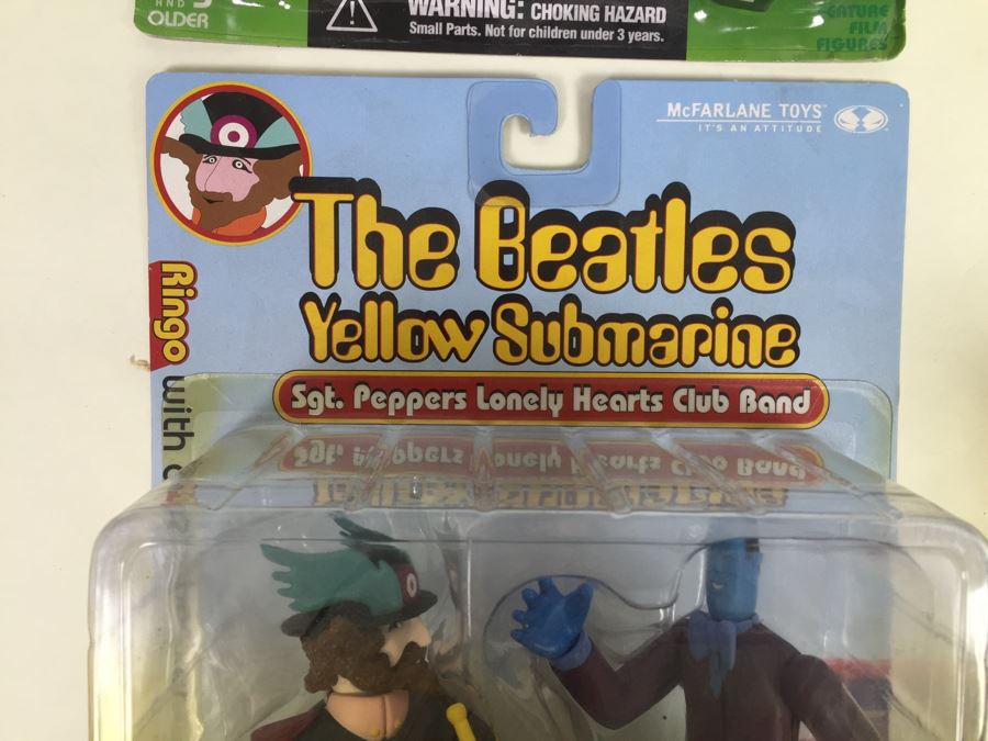 Set Of Four The Beatles Yellow Submarine McFarlane Toys New In Packaging Vintage 2000 [Photo 14]