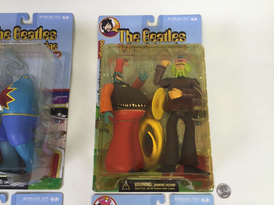 Set Of Four The Beatles Yellow Submarine McFarlane Toys New In Packaging Vintage 2000 [Photo 7]
