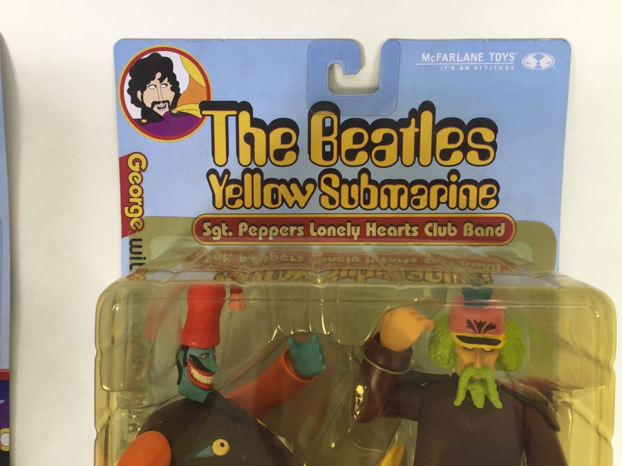 Set Of Four The Beatles Yellow Submarine McFarlane Toys New In Packaging Vintage 2000 [Photo 9]