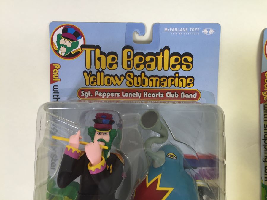 Set Of Four The Beatles Yellow Submarine McFarlane Toys New In Packaging Vintage 2000 [Photo 6]